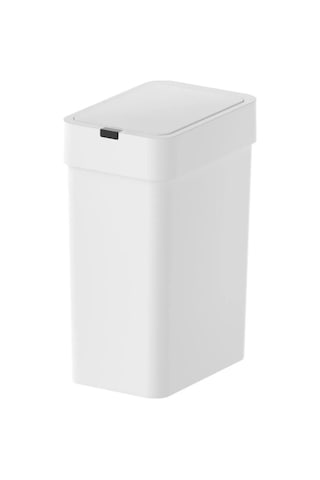 Sensörlü Otomatik Slim Çöp Kovası 9 Litre Plastik Beyaz Yerli Üretim Beyaz