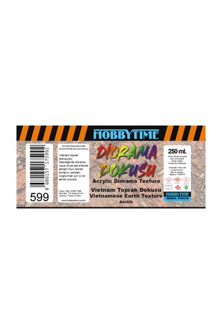Hobbytime 599 250 Ml. Vietnam Toprak Dokusu Vietnamese Earth Texture