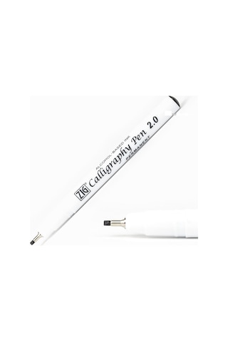 Zig Permanent Siyah 2.0 Mm Kaligrafi Kalemi Pca-210