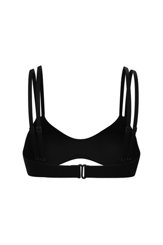 Calvin Klein Kadın Balconette Siyah Bralette Bikini Üstü-16000
