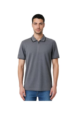 Arma Ar-ma Erkek Polo Yaka Tişört Baskisiz Basic Yaka Fermuarli Örme Kumaş Regular Fit %100 Pamuk 30/1 Çift Toplama Penye Pike Y31374356502 Gri-g3