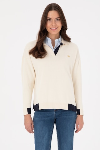 U.S. Polo Assn. U.s. Polo Assn. Kadın Kazak /triko 50314905-vr256 İnci
