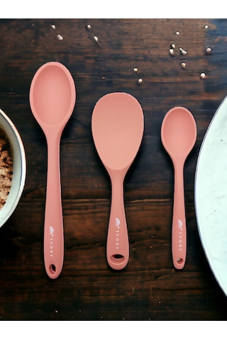 Sert Uçlu Isıya Dayanıklı Silikon 28/22/20cm Somon