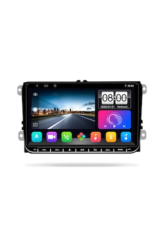 Volkswagen Android Multimedya 4gb-64gb 9 İnc Hd Ips Carplay Skoda