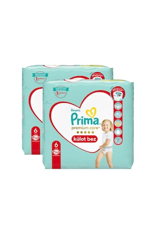 Prima Külot Bez Premium Care 6 Beden 15+ KG 56 Adet