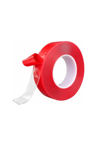 18mm X 2 Metre Çift Taraflı Vhb Akrilik Silikon Bant Güçlü Şeffaf Yapışkan Montaj Bandı Diğer