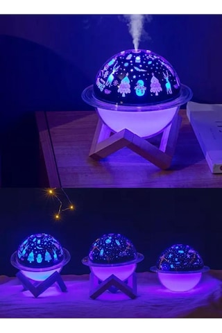 Hava Nemlendirici Aroma Difüzör Projektör Humıdıfıer 250ml