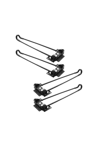 4 Adet Katlanabilir Masa Ayağı 250 Mm Saç Tokası Masa Ayağı Mobilya Ayağı Tezgah Ayağı Değişimi Diğer