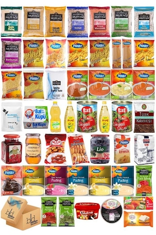 Ramazan Kumanya Yardım Erzak Kolisi 50 Parça 19 No'lu Paket