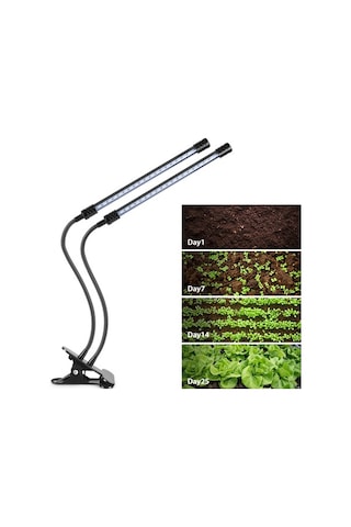 Moly Usb Tutucu Led Bitki Işığı: Kırmızı-mavi, 5 Parlaklık, 4/8/12h Zamanlayıcı, Bitki Geliştirme Lambası Diğer