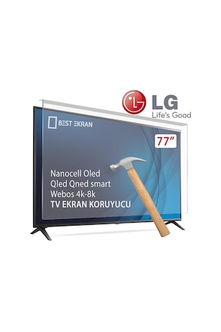 LG Uyumlu Oled77m59la Tv Ekran Koruyucu - 77" İnç 195cm 196 Oled Webos