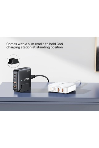 Unitek 100w Masaüstü Gan Şarj İstasyonu Beyaz P1229awh