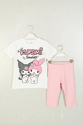 Dmb Kids Dmb Kız Kuromi Taytlı Takım 0690 Beyaz