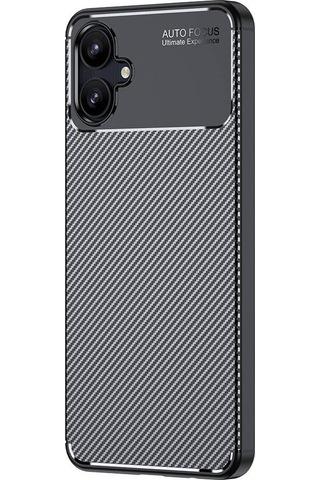 Galaxy A06 Kılıf Zore Negro Silikon Kapak Siyah