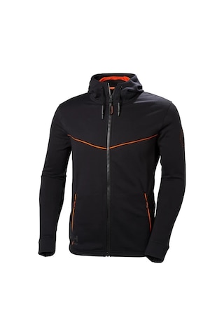 Helly Hansen Workwear Chelsea Evolutıon Fermuarlı Kapüşonlu Sweat Siyah