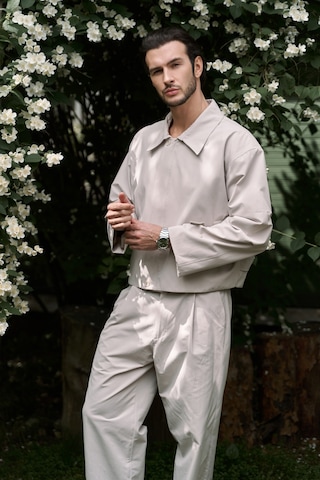 Mai Collection Mai Studios Co. Sergio Kemer Detay Gri Erkek Ceket Gri
