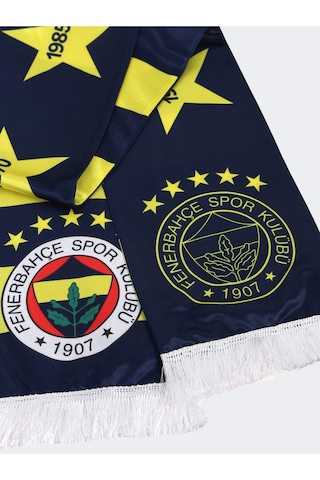 Fenerbahçe Unisex 5 Yildiz Çubuklu Şal Lacivert-sarı