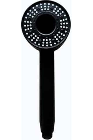 Siyah Elegant Duş Başlığı, 4 Fonksiyonlu Yüksek Basınçlı Duş Başlığı, Yağmur Akışı, Masaj Jeti, Sis Etkisi Ve Karışık Mod