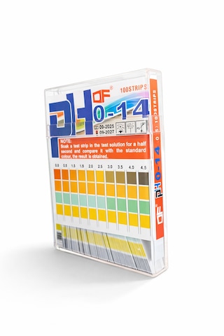 Ph Test Kağıdı 0-14 100 Adet Universal Ph Ölçüm Strip Akvaryum, Havuz Ve Su Test Kiti