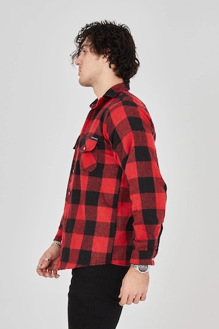 Wear Vexel Erkek Oduncu Gömlek - Kırmızı Çok Renkli