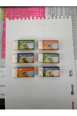 Faber Castell Dino Desenli Silgi 6 Adet