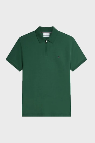 Tommy Hilfiger Pamuk Karışımlı Regular Fit Yarım Fermuarlı Polo Yaka T Shirt Erkek Polo Yaka T Shirt Mw0mw43282 L2n Yeşil