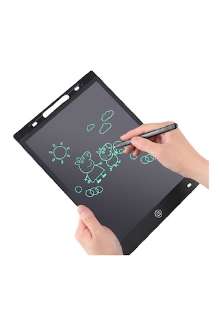 Lcd Panel Çocuk Yazma Tableti 12 Inç Ekran, Akıllı Çocuk Kilidi, Kalemli,eğitici Etkinlik