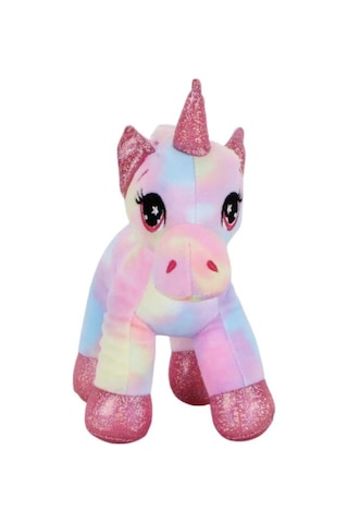 Sevimli Unikorn 18 Cm Peluş Oyuncak Pony Çok Renkli
