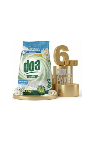 Doa Matik Deterjan Beyazlar 6x4 Kg