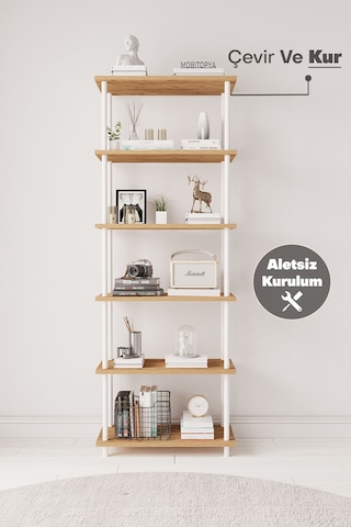 Çevir Kur 65 Cm Atlantik Çam Kitaplık Bd 65 177 29 Cm Atlantik Çam