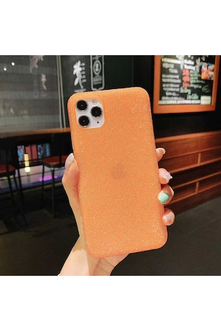 Apple Uyumlu iPhone 12 Mini Uyumlu Eni Kılıf-turuncu Turuncu -