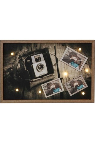 Vitale Pera Led Işıklı Ahşap Tablo 60X40 Cm Ak.Gk0003