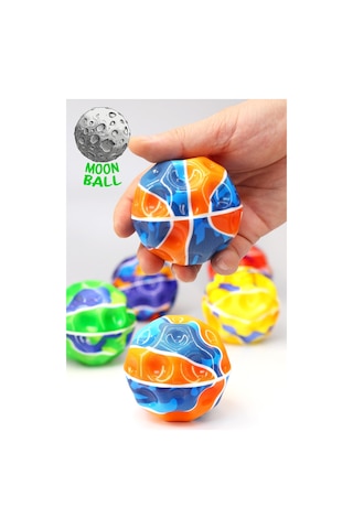 Yükseğe Zıplayan Top Moonball Galaksi Uzay Ay Topu Aşırı Zıplayan Moonball Bahçe Oyuncağı Basket