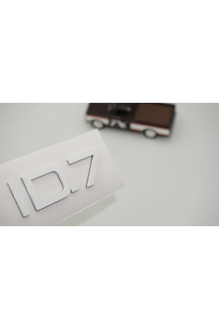 Dk Tuning Vw Volkswagen İd 7 Bagaj Beyaz Yazı Logo Arma Volkswagen