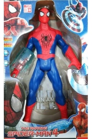 TukaShopping51 Avengers Spiderman Sesli Işıklı Örümcek Adam Figür