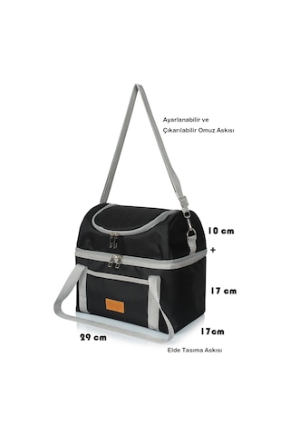 Dyscase Yemek Taşıma Çantası Sıcak Ve Soğuk Termal Piknik Çantası 20 L