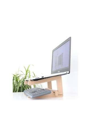 Hanwood Ahşap Laptop Standı - Laptop Yükseltici - 13" _ 14"