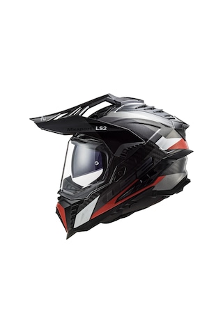 Ls2 Explorer C Karbon Frontıer Kask Tıtanıum Kırmızı
