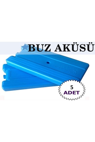 BUZ AKÜSÜ BUZ KASEDİ 200 ML SOĞUTUCU 5 ADET Mavi
