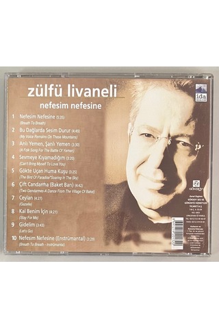 Zülfü Livaneli Nefesim Nefesine Cd Orjinal Dönem Baskı