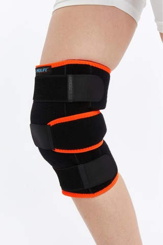 Prolife Ortopedi Patella Ligament Destekli Dizlik Siyah-turuncu