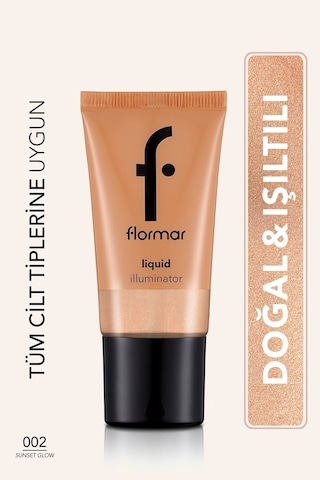 Flormar Liquid Illuminator Hafif Yapılı Krem Aydınlatıcı 002 Sunset Glow