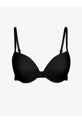 Scm Lingerie Scm Lıngerıe Siyah Balenli Dolgusuz Düz Tişört Sütyen 2'li Paket Siyah-ten Siyah - Ten Rengi