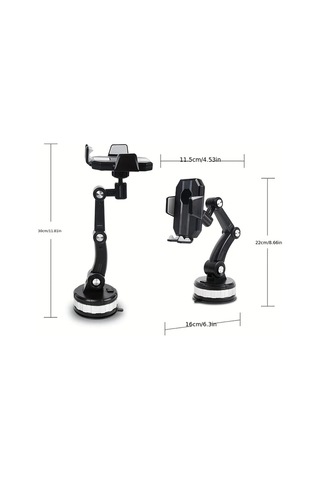 Motion003 C-001 Çok Yönlü 360 Derece Dönebilen Stand Mobil Gps Standı Merkez Konsol Araç