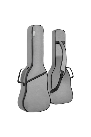 Midex Cs-41pak Akustik Gitar Çantası Soft Case Kılıf Gigbag Askı Capo Pena Dahil