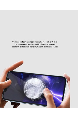 Mobil Oyun Telefon Soğutucusu Yarı İletken Hızlı Soğutmalı Ve Sessiz Fanlı