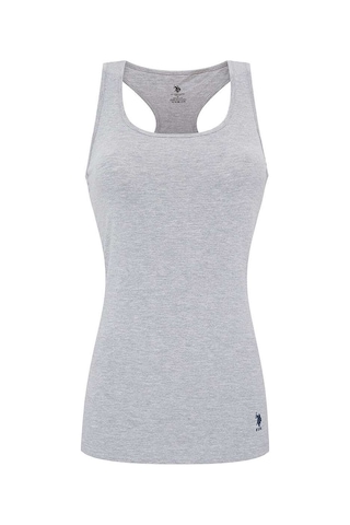 U.S. Polo Assn. Kadın Gri Melanj Sporcu Atlet 66001