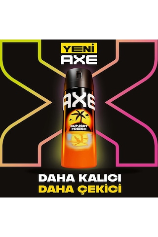Axe Spray Erkek Deodorant Sunset Fresh 150 Ml X3