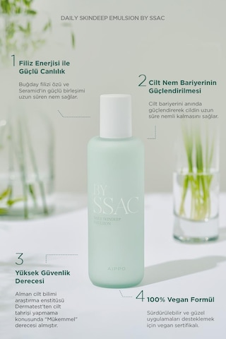 Aippo Daily Skindeep Buğday Filizi Özlü Emülsiyon 130 ML