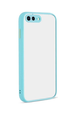 Apple Uyumlu iPhone 8 Plus Kılıf Zore Hux Kapak Turkuaz